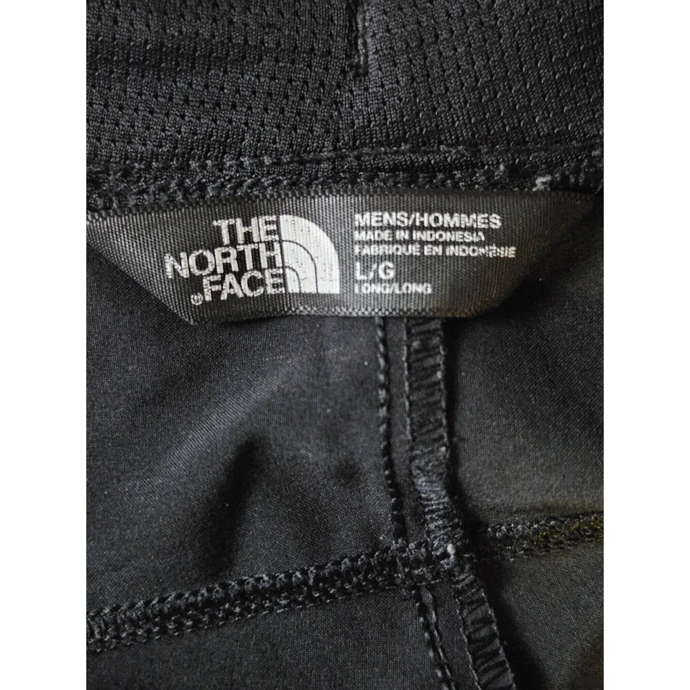 The North Face Men's Softshell Pants‎ Black Large Stretch Zip Ankle Outdoor